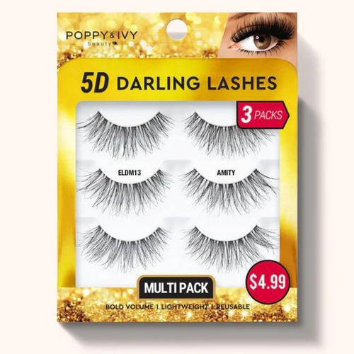 Pestañas Postizas Absoluted Poppy & Ivy 5d Darling Lashes