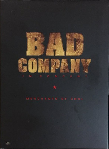 Bad Company Dvd Merchants Of Cool Nuevo Sellado Importado