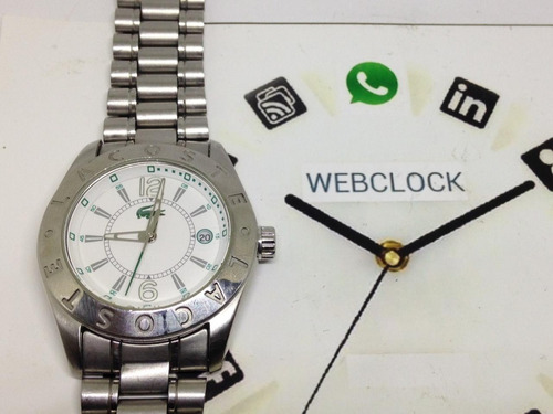 Relógio De Pulso Lacoste Masculino Webclock T12514