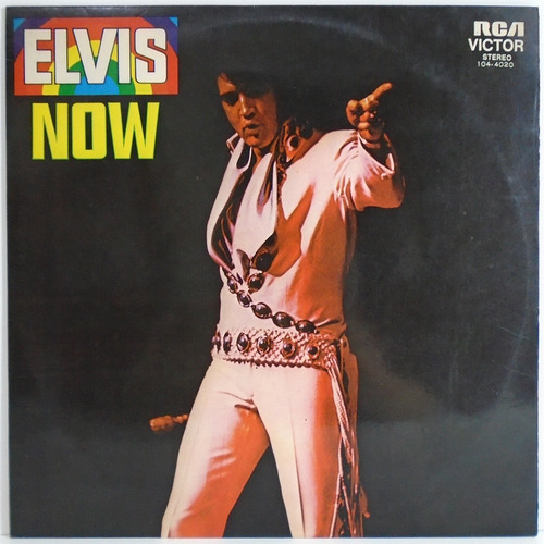 Elvis Presley 1972 Elvis Now Lp Sylvia / Hey Jude