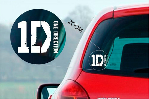 One Direction Logo 1d Calco Sticker Vinilo Deco Skin