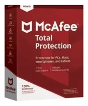 Comprar Antivirus Mcafee Total Protection 3 Dispositivos 1 Año Promo