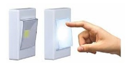 Imagen 2 de 4 de Luz Led Emergencia On/off A Pila 200 Lumens Muy Brillante
