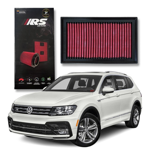 Filtro Ar Esportivo Inbox Rs Vw Tiguan R-line 2.0 2020