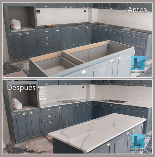Mesada Porcelanato Líquido Resina A Medida Fabricante