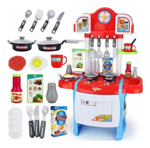 Cocina Pequeña Para Niños Chef Roja