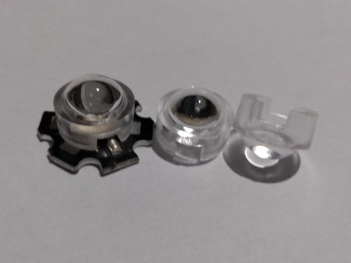 Imagen 3 de 5 de Lente Colimador 30º Para Led Pastilla De 1w 3w Y 5w X 100 U