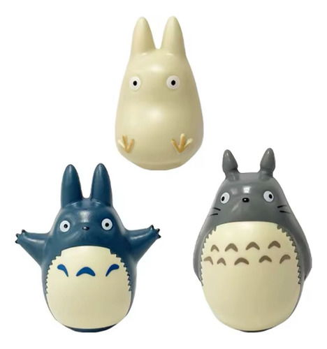 Figuras En Set Studio Ghibi Totoro X3 Involcables
