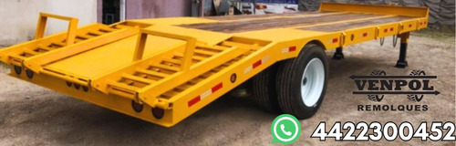 Remolque Venpol Lowboy Jalon Argolla Para Retro Un Eje 2025