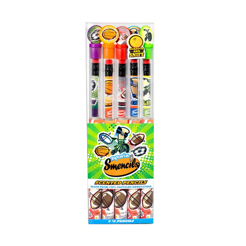 Pack De 5 Lápices Grafito Deporte Perfumados - Mosca