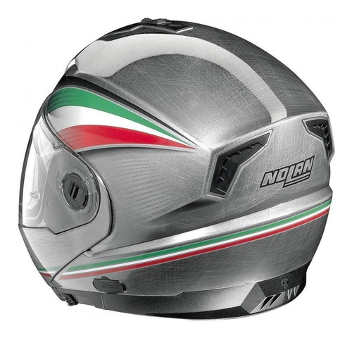 Casco Abatible Nolan N104 Absolute Italy 52 Cromado 