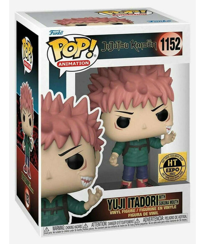 Funko Pop Yuji Itadori With Sukuna Mouth Exclusivo Ht Expo