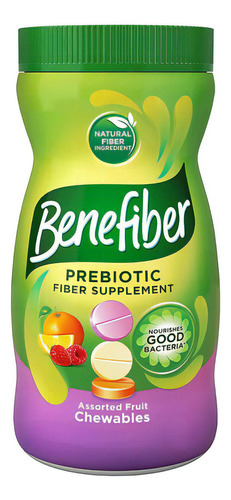 Suplemento De Fibra Benefiber Prebiótico 100tab Masticables Sabor Frutal