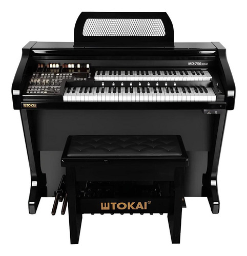 Órgão Eletrônico Tokai Md-750 110v/220v 129 Sons E 60 Ritmos