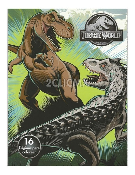 10 Libros Colorear Jurassic World Dinosaurios Infantil 16 Pg | MercadoLibre