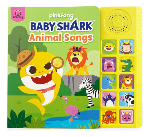 Baby Shark Animal Songs - Libro De Sonido De 10 Botones | J.