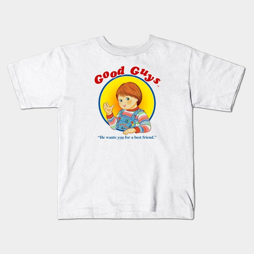 Remera Blanca Bichos Niño Niña Aldultos Chucky A 3