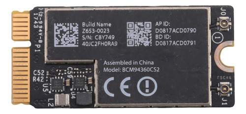 A Placa Wi-fi Sem Fio Hackin Bcm94360cs2 4.0 802.11ac