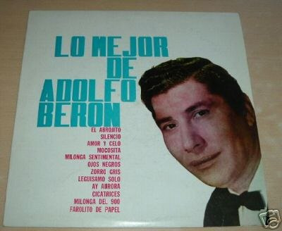 Adolfo Beron Lo Mejor Vinilo Argentino Excelente