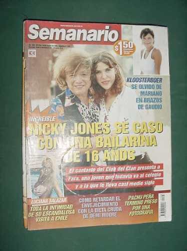 Revista Semanario 1338 Nicky Jones Club Del Clan Violeta Riv