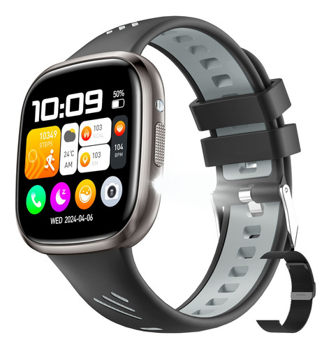 Hombre Mujer Reloj Inteligente Bluetooth Llamada Smartwatch