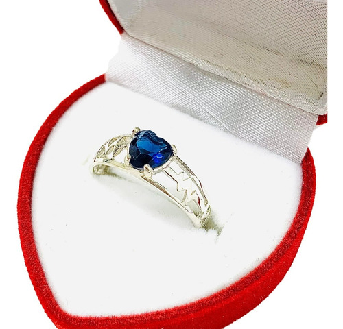 Anillo Corazon Ritmo Cardiaco Plata 925 Ideal Mujer Ap 285