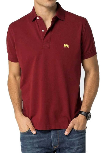Imagem 2 de 3 de Envio Imediato Em 24 Hs. Camisa Polo Masculino Vinho H
