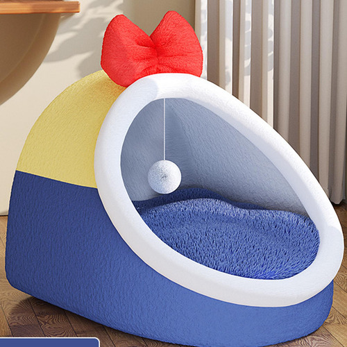 Cama De Gato, Cama Para Animais De Estimação, Azul S