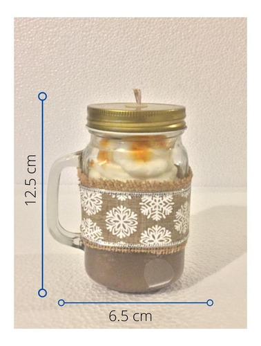 Vela Aromática De Cera De Soya, Moka Frapuccino 400 Ml