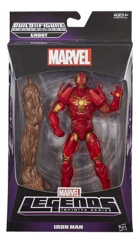 Boneco Marvel Legends Build A Figure Iron Man Hasbro A7909