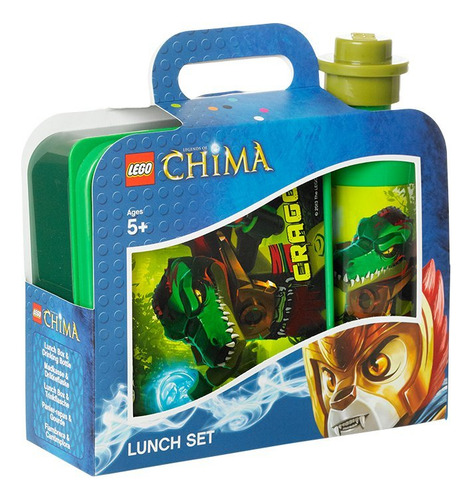 Lego Legends Of Chima Almuerzo Set Verde Oscuro