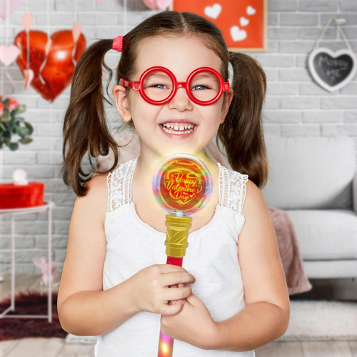 Varita Giratoria Con Iluminación Artística Para El Día De Sa