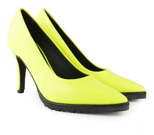 Imagen 4 de 5 de Zapatos Stilletos De Mujer De Cuero Noche Yuba - Ferraro