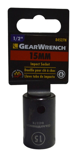 Dado Impacto De 1/2 6 Puntas De 15mm Gw 84527n