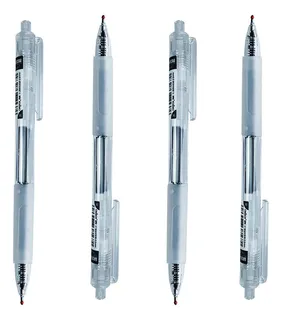 Pluma De Gel Retráctil 12 Piezas Bolígrafo Lapicero Cristal