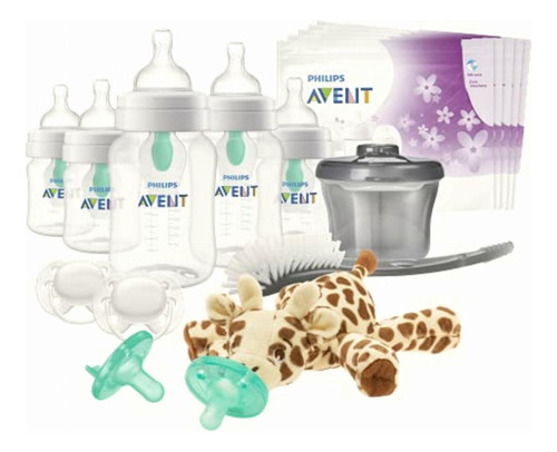 Philips Avent Biberón Anticólico Essentials Set De Regalo,