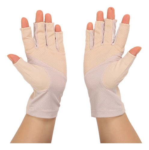 Guantes De Manicura Protección Uv Uv Fibra De Algodón Sin