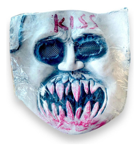 Máscara En Látex Kiss Halloween Disfraz