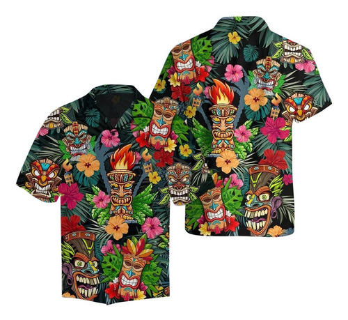 Camisa Amazing Tiki Tropical Hawaii