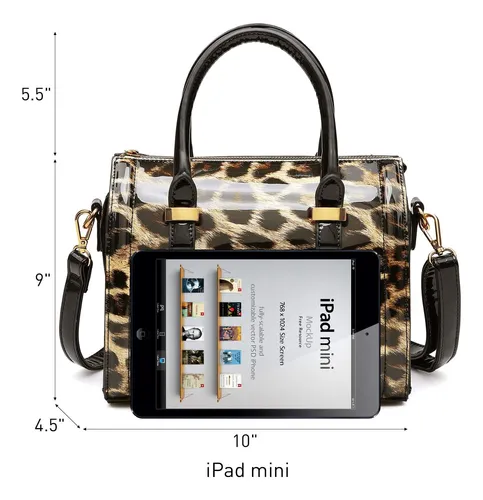 Bolso De Mano Sintético Brillante, Marca Xyz, Modelo 12345