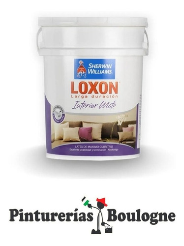 Loxon Latex Interior Blanco Mate Sherwin Williams X 20 Lts