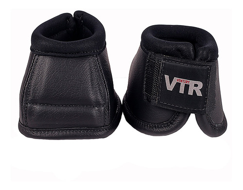 Imagem 4 de 6 de Cloche Casco Cavalo Vtr Ventury Couro Neoprene Protetor Par