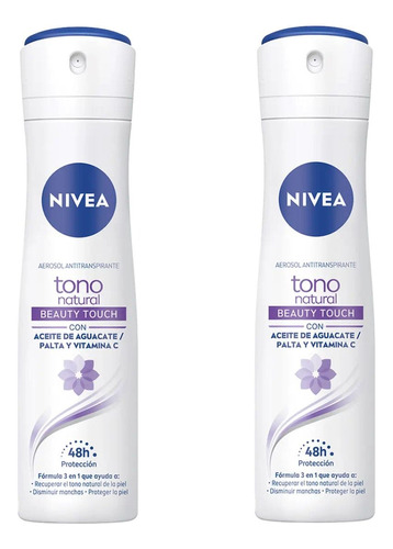 Desodorante Antitranspirante Nivea Beauty Touch Aclarante