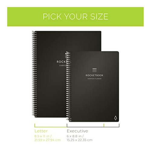 Rocketbook Agenda Diaria Reutilizable Agenda Diaria,