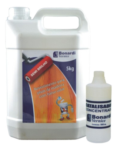 Plastificante Bonardi Para Maderas Interiores 5l + Cat 500ml