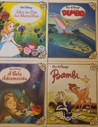 Livro Walt Disney - 4 Livros - 1981 - Círculo Do Livro