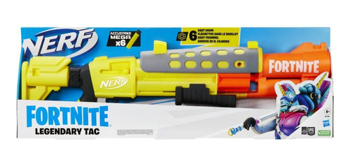 Nerf Fortnite X  Legendary Tac 6x Dardos Mega Hasbro