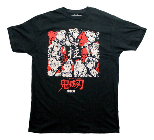 Playera Demon Slayer Pilares Camiseta Oversized Gym