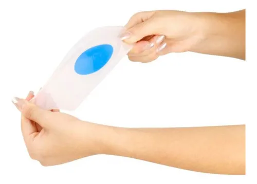 Tacón de gel de silicona Ortho Pauher con puntos azules, talla M