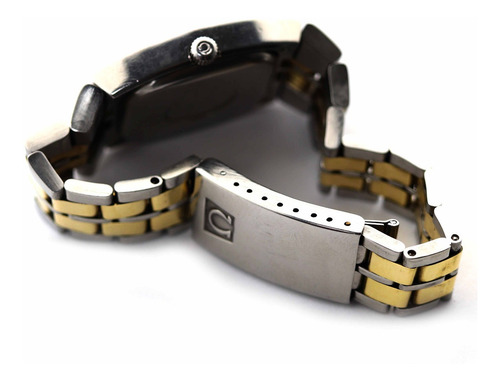 Omega Constellation Aço E Ouro Maciço 18k Relogio Automatico Chronometer Calendario Segundeiro Tinge Assinado J21693
